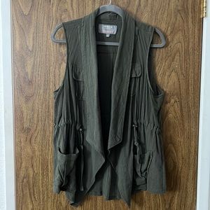 Army Green Cargo Vest